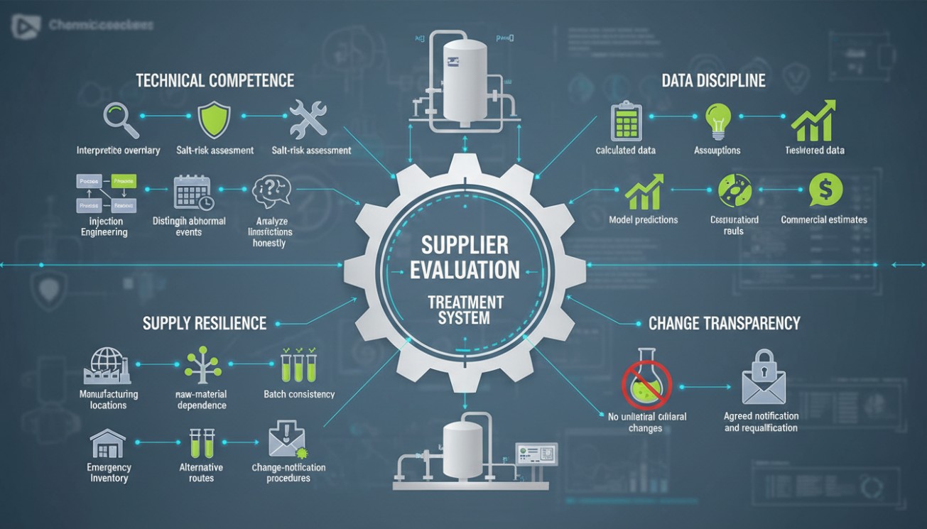Neutralizer supplier evaluation framework covering technical competence, data discipline and supply resilience
